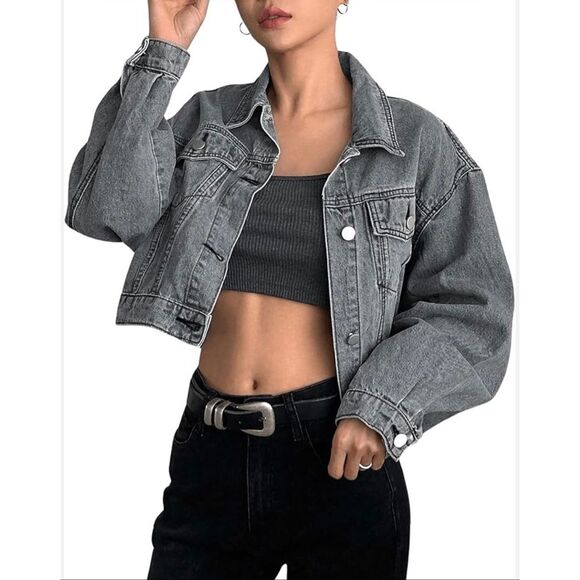 Zara Jackets & Blazers - Zara Cropped Jean Jacket